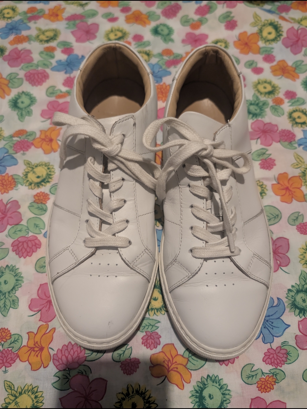 Greats White Low-Top Sneakers